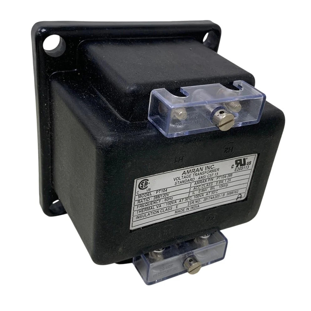New Amran PT104-288 Standard Voltage Transformer 288/120V