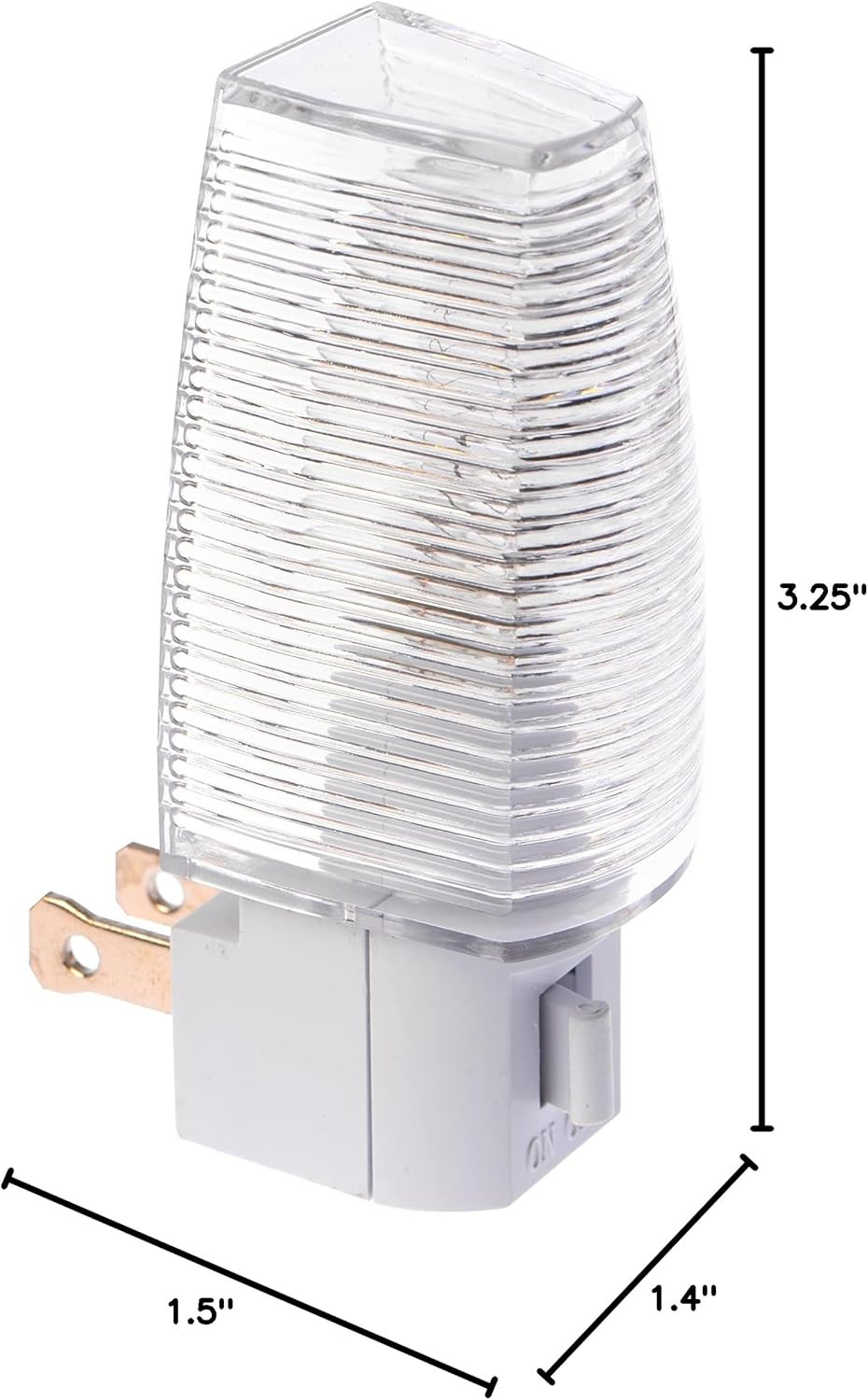 Plug in Night Light with Manual On/Off Switch for Hallway, Kid’s White