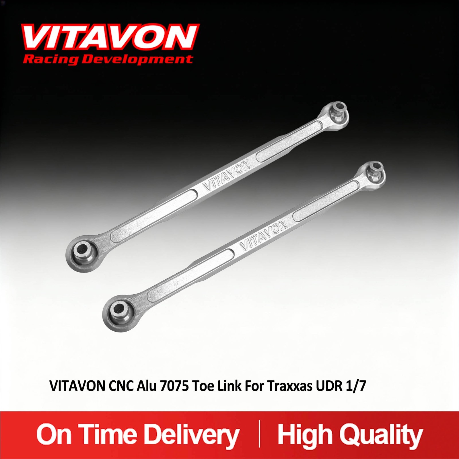 VITAVON CNC Alu 7075 Front Steering Toe Link For Traxxas UDR 1/7