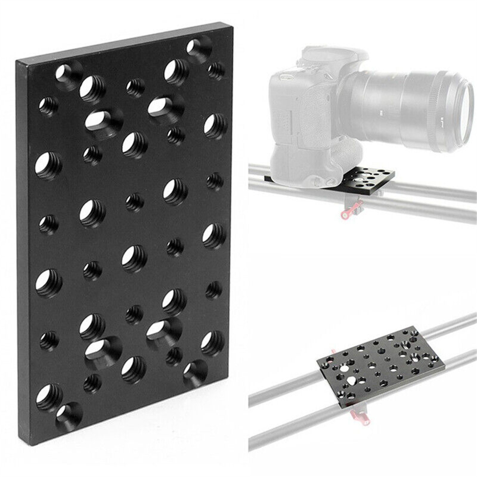 1/4" 3/8" Multi-Purpose Switching Plate Cheese Board Easy Plate Camera Accessory