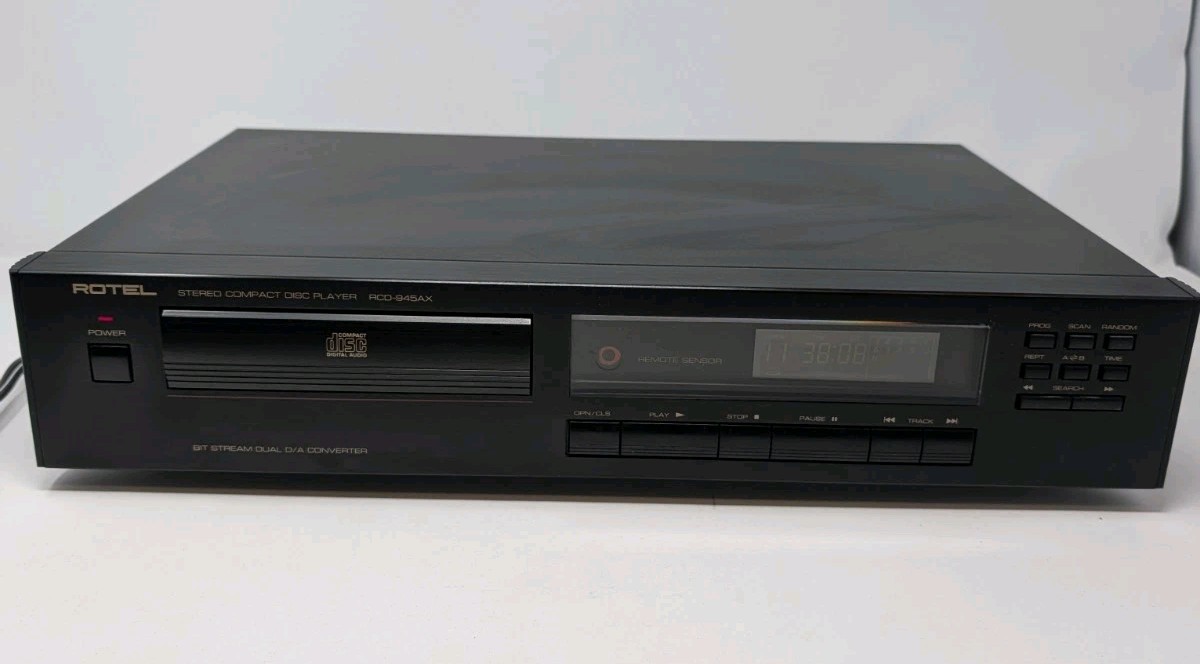 ROTEL RCD-945AX CD Player Bit Stream Dual D/A Converter Compact Disc Player