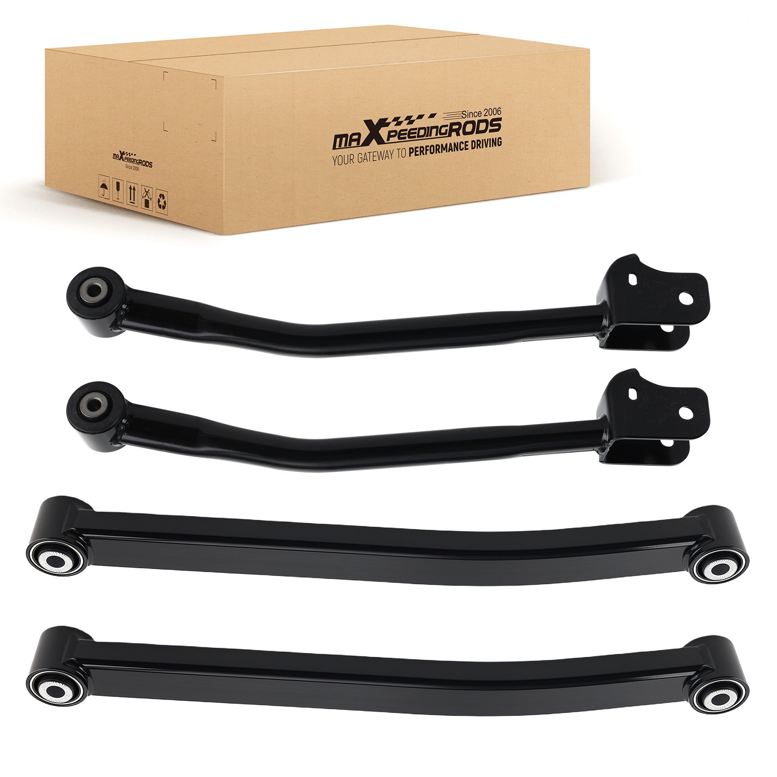 Front Upper & Lower Control Arms for 2020-2023 Jeep Gladiator 2018-2023 Wrangler
