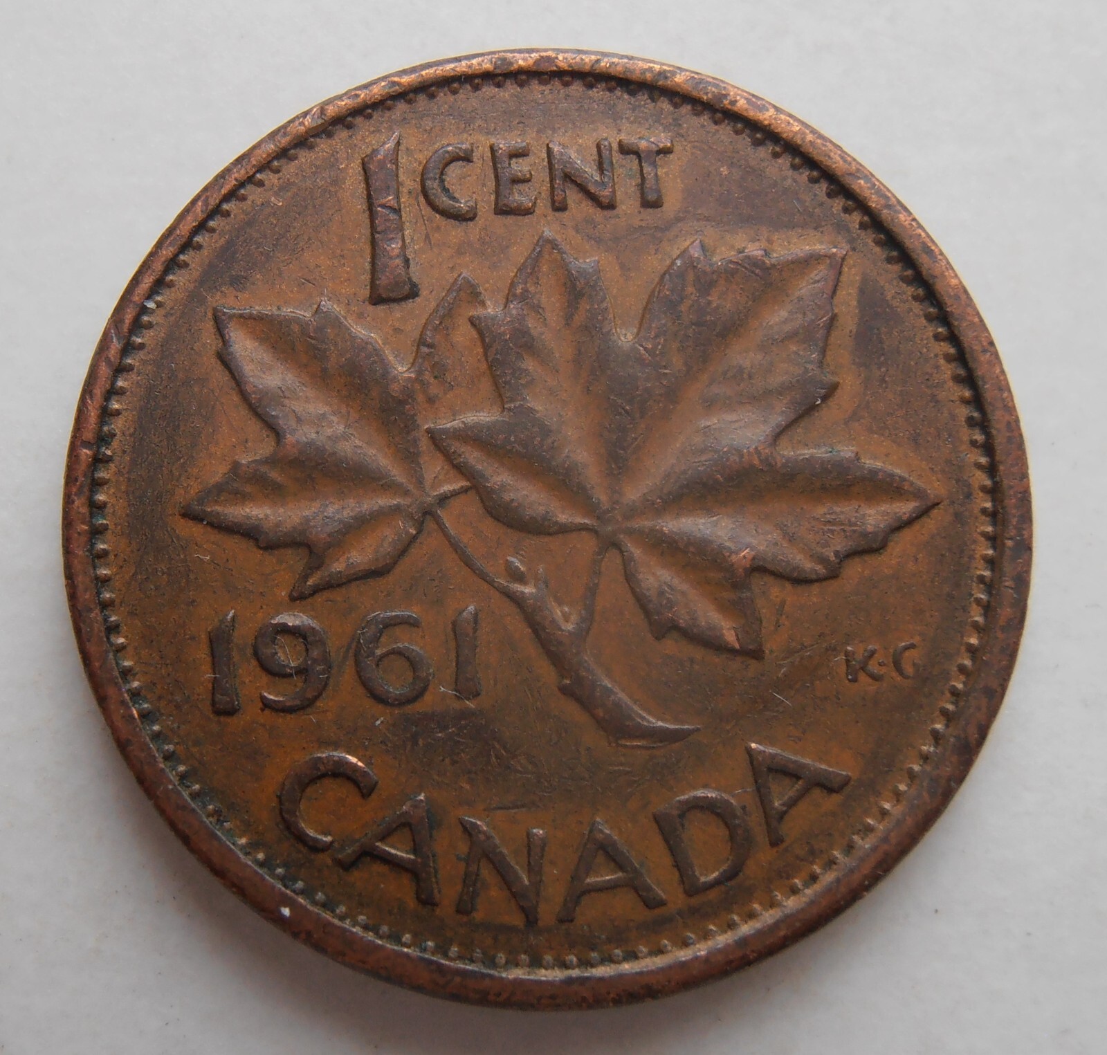 1961 CANADA 1 CENT