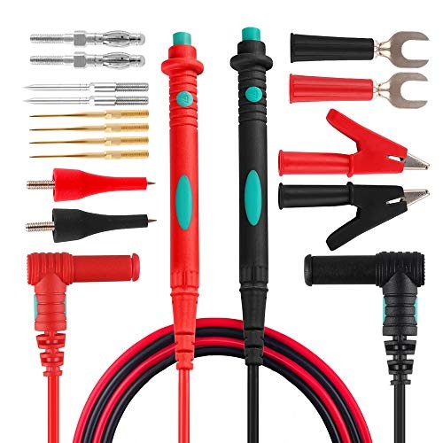 Multimeter Test Leads Kit, Digital Multimeter Leads with Alligator Clips