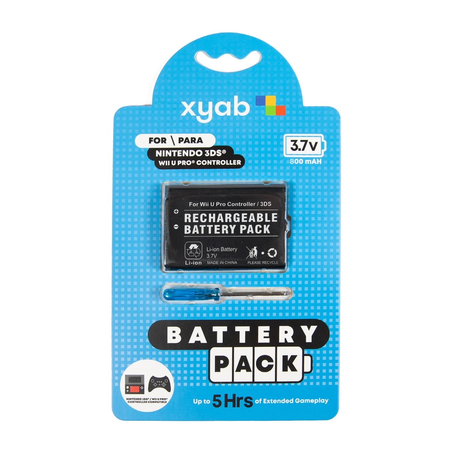 Rechargeable Battery for Nintendo 3DS & Wii U Pro Controller – Replacement Pack
