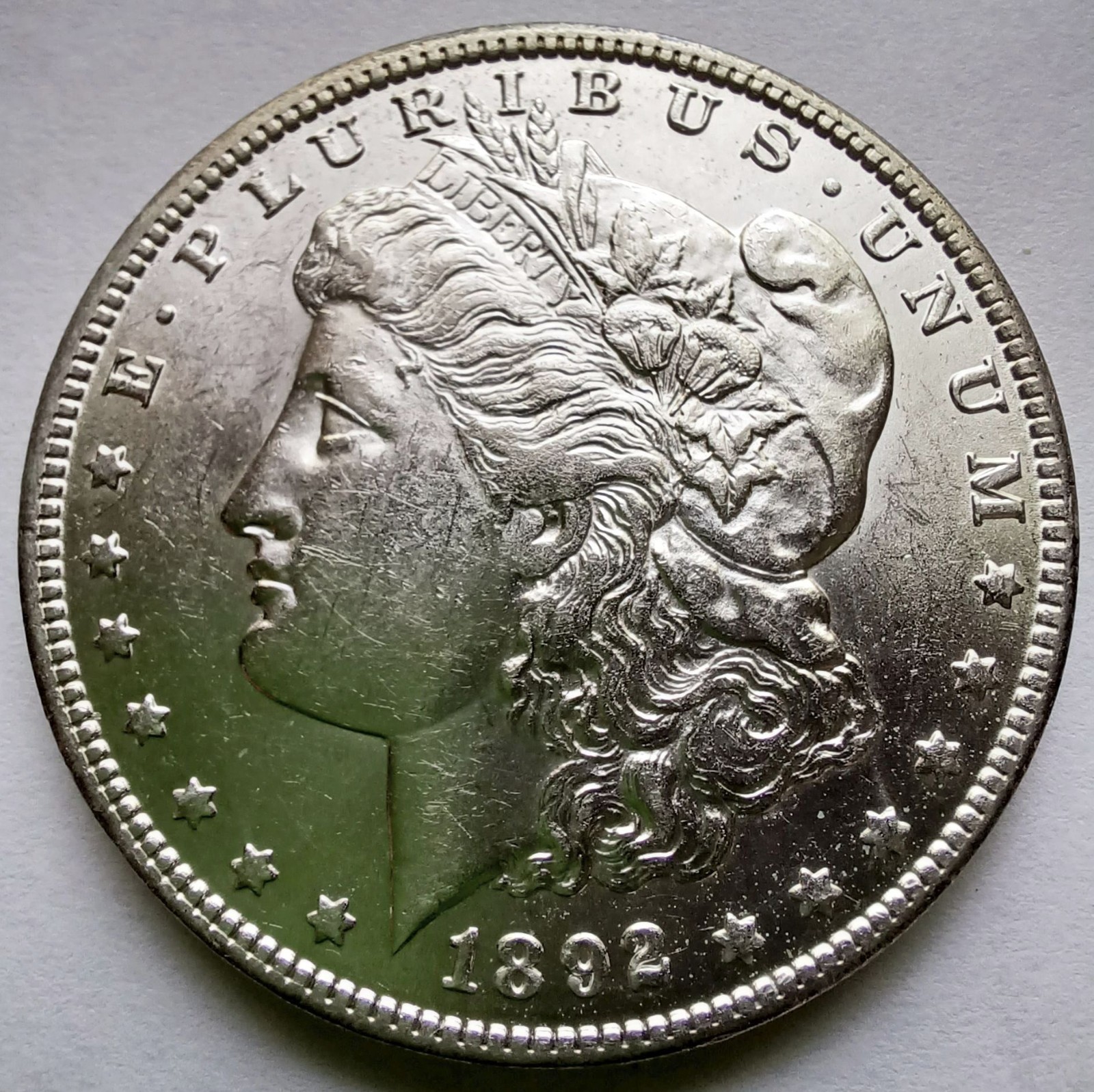 1892-O Morgan Silver Dollar - Ch AU, Better Grade New Orleans $1