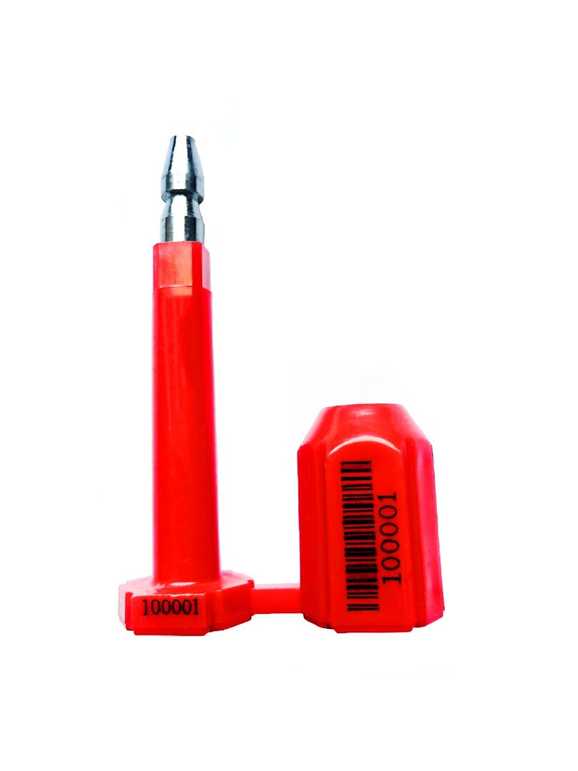 Security BOLT Seal for Cargo Containers, RED Color, Box (100 pcs), BFSEALS