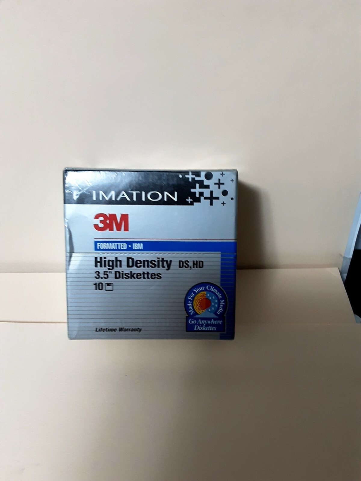Imation 3.5" Floppy Disk Diskettes_1.44MB_IBM Formatted 2HD_10;Pack