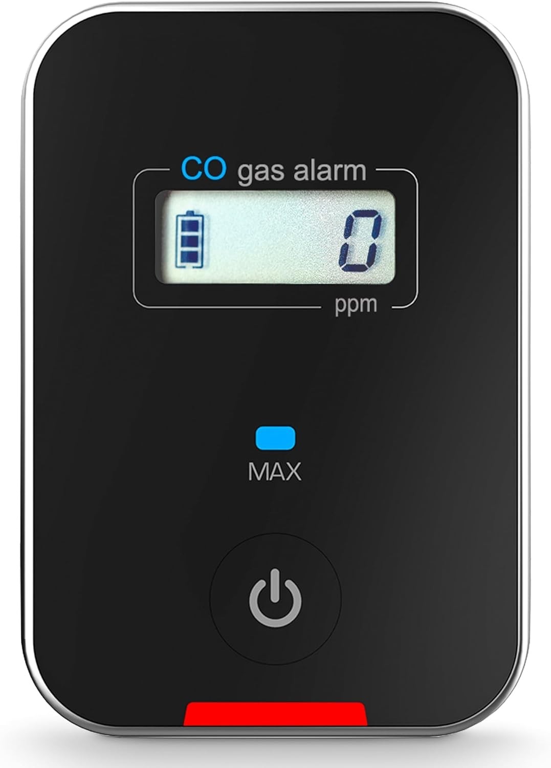 Car Vehicle Aircraft Carbon Monoxide CO Detector Low-Level 9ppm Alarm Metal Body
