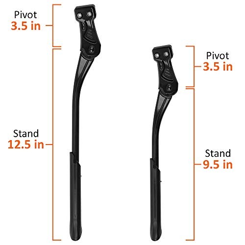 Adjustable Rear Mount Bicycle Bike Kickstand for 24" - 18mm (Hole Distance)