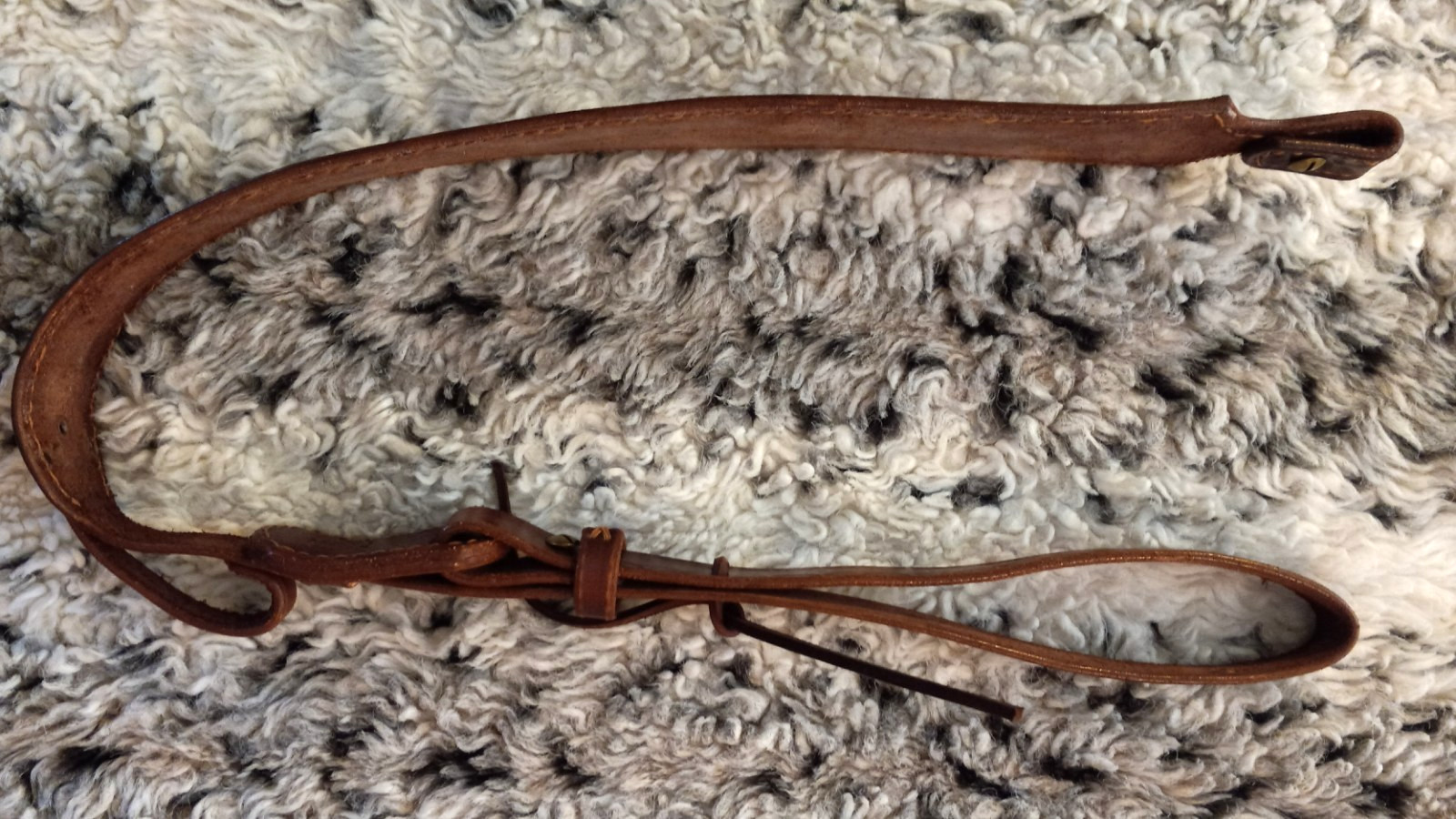 100% Full grain leather handcrafted gun sling