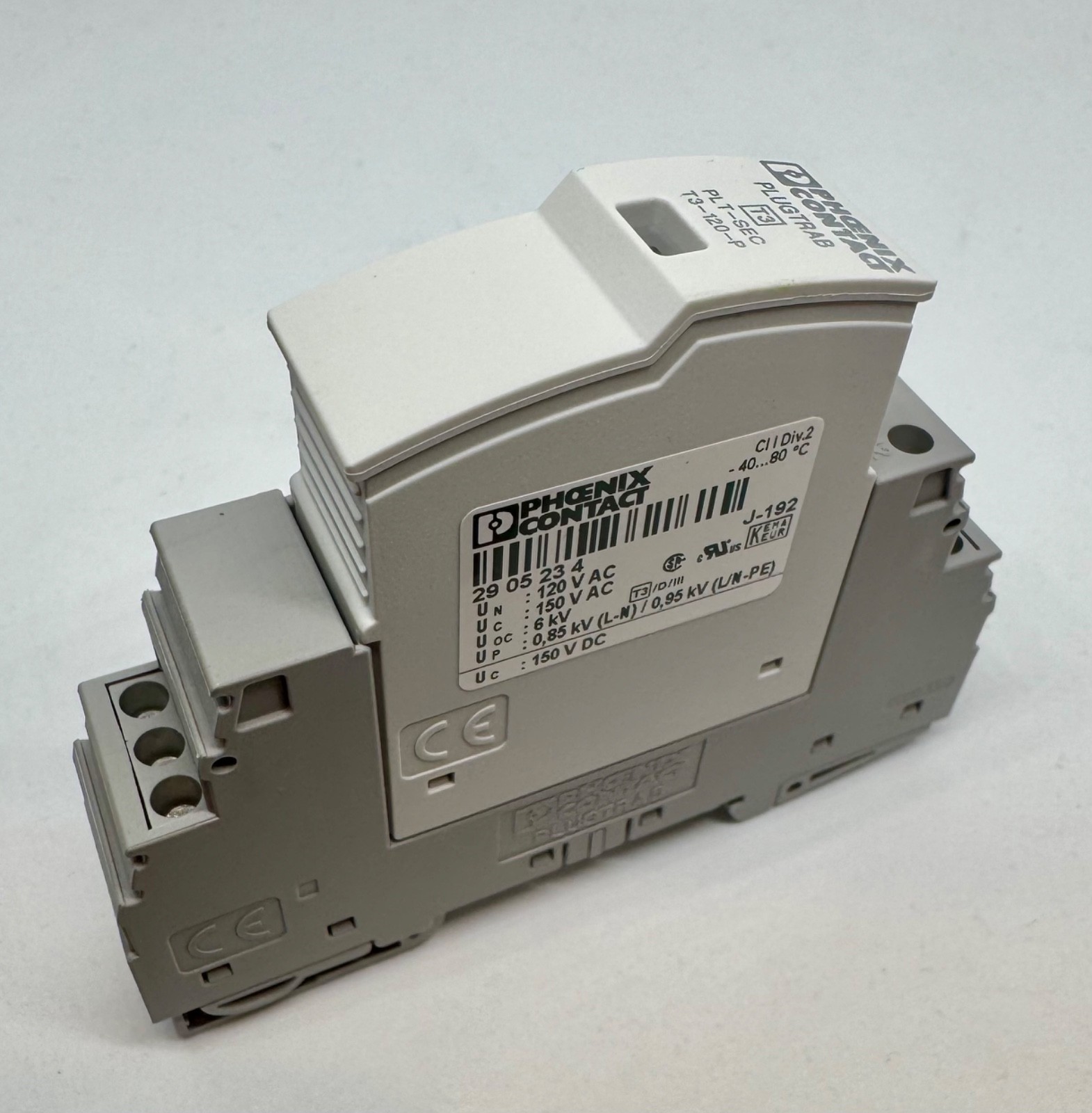 Phoenix Contact Plugtrab PLT-SEC T3-120-P | 2905228 | 2905234 | 2905557