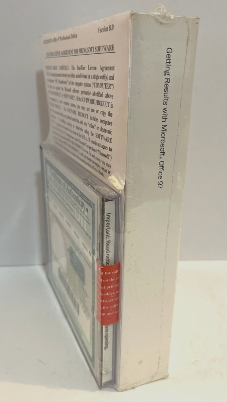 Getting Results With Microsoft Office 97 (Book & Disc) - Factory Sealed
