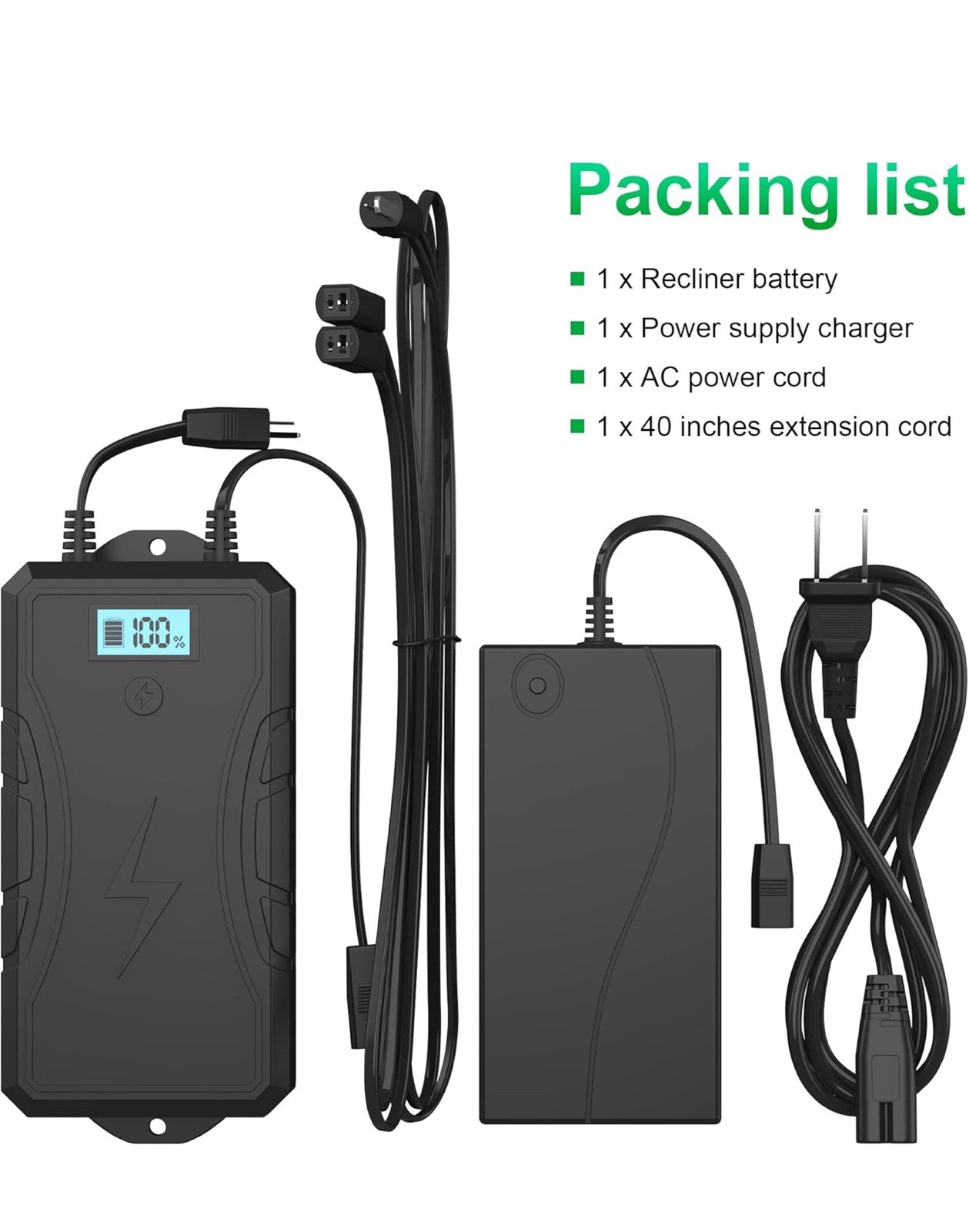 2500mAh Battery Pack for Reclining Furniture Universal Wireless Recliner