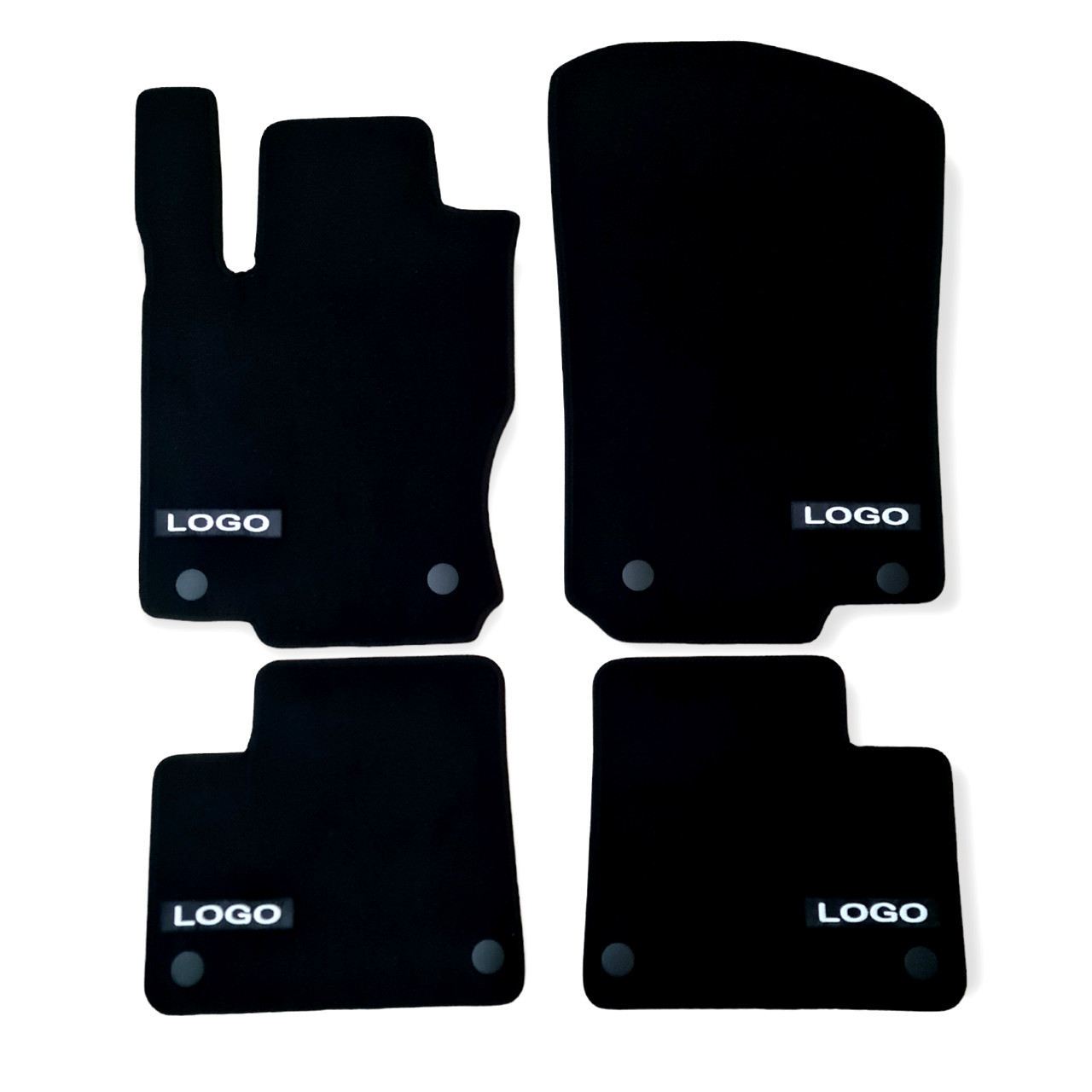 Velour Car Floor Mats For Mercedes GL AMG X166 Auto Liners Waterproof Black New