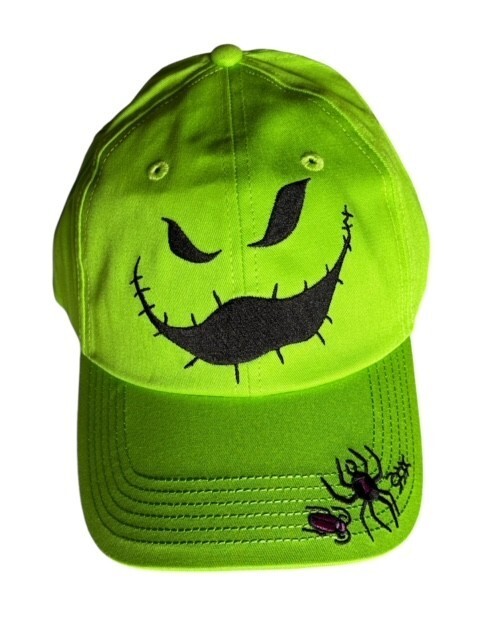 Disney Nightmare Before Christmas Green Oogie Boogie Halloween Cap Hat NWT