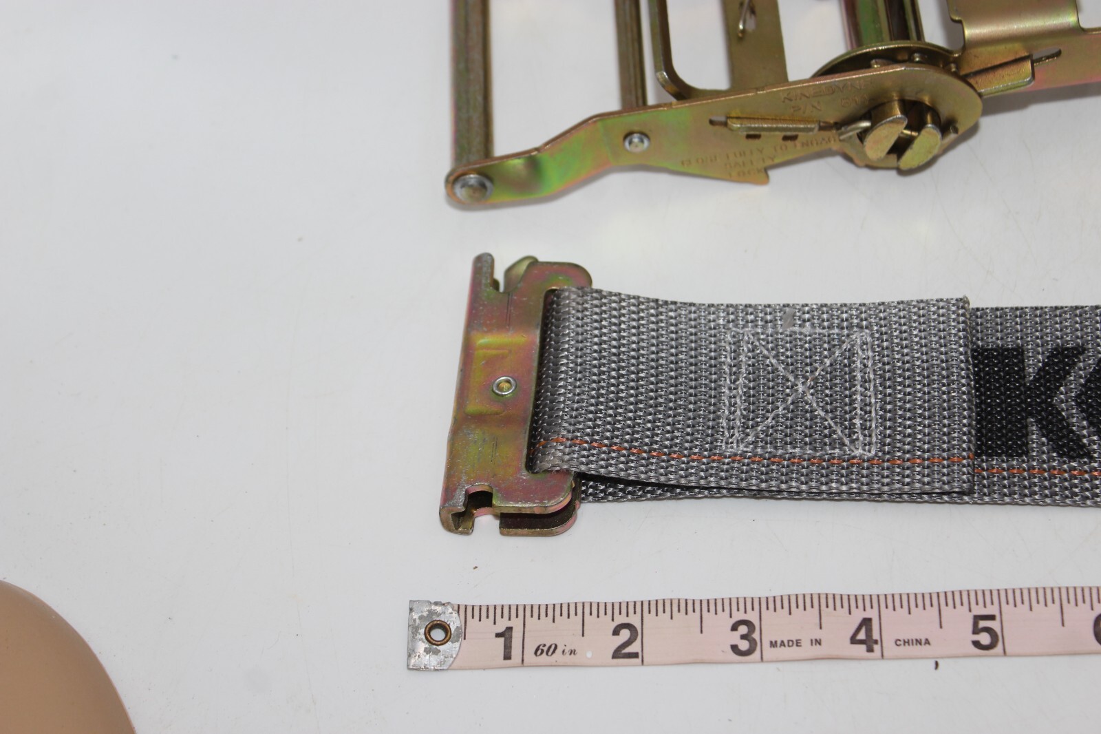 Kinedyne Ratchet Replacement Part #811 Tie Down Strap Nylon 4' Long Rachet End