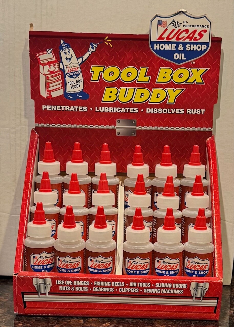 Lucas Oil Tool Box Buddy Lube 2oz. 10070 Penetrates/Lubes/Dissolves Rust x18