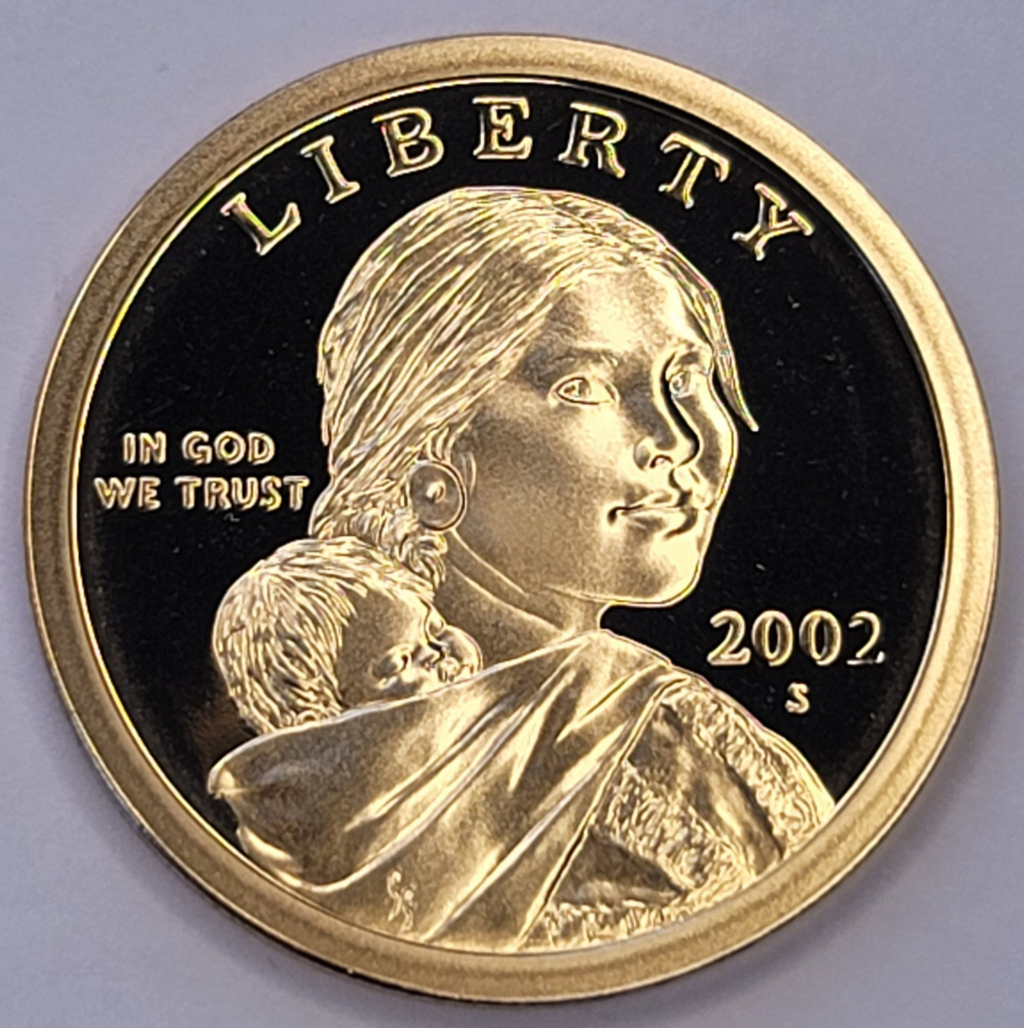 2002 S Gem Proof DCAM Native American Sacagawea Dollar