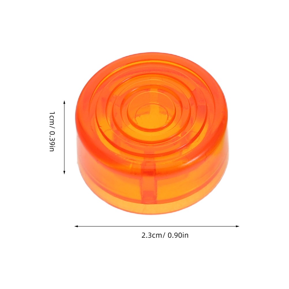 16Pcs Plastic Push Button Caps for Guitar Pedal Footswitch Durable and Colorful