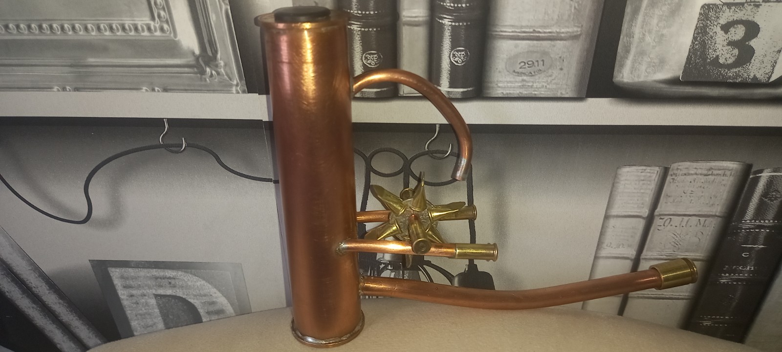 Prank Pipe Talcum Powder. Steampunk
