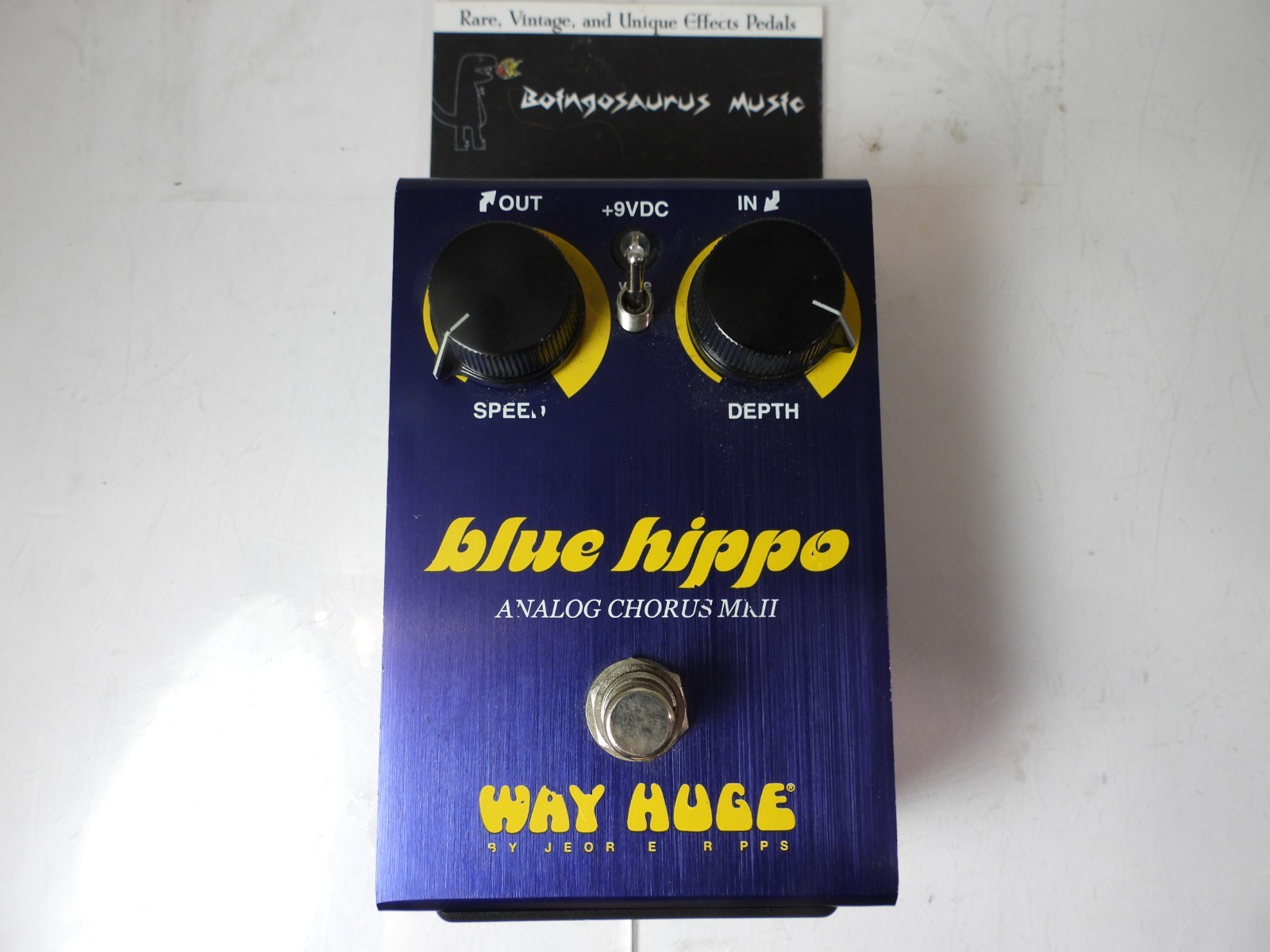 Way Huge Blue Hippo MKII Analog Chorus Effects Pedal Free USA Shipping