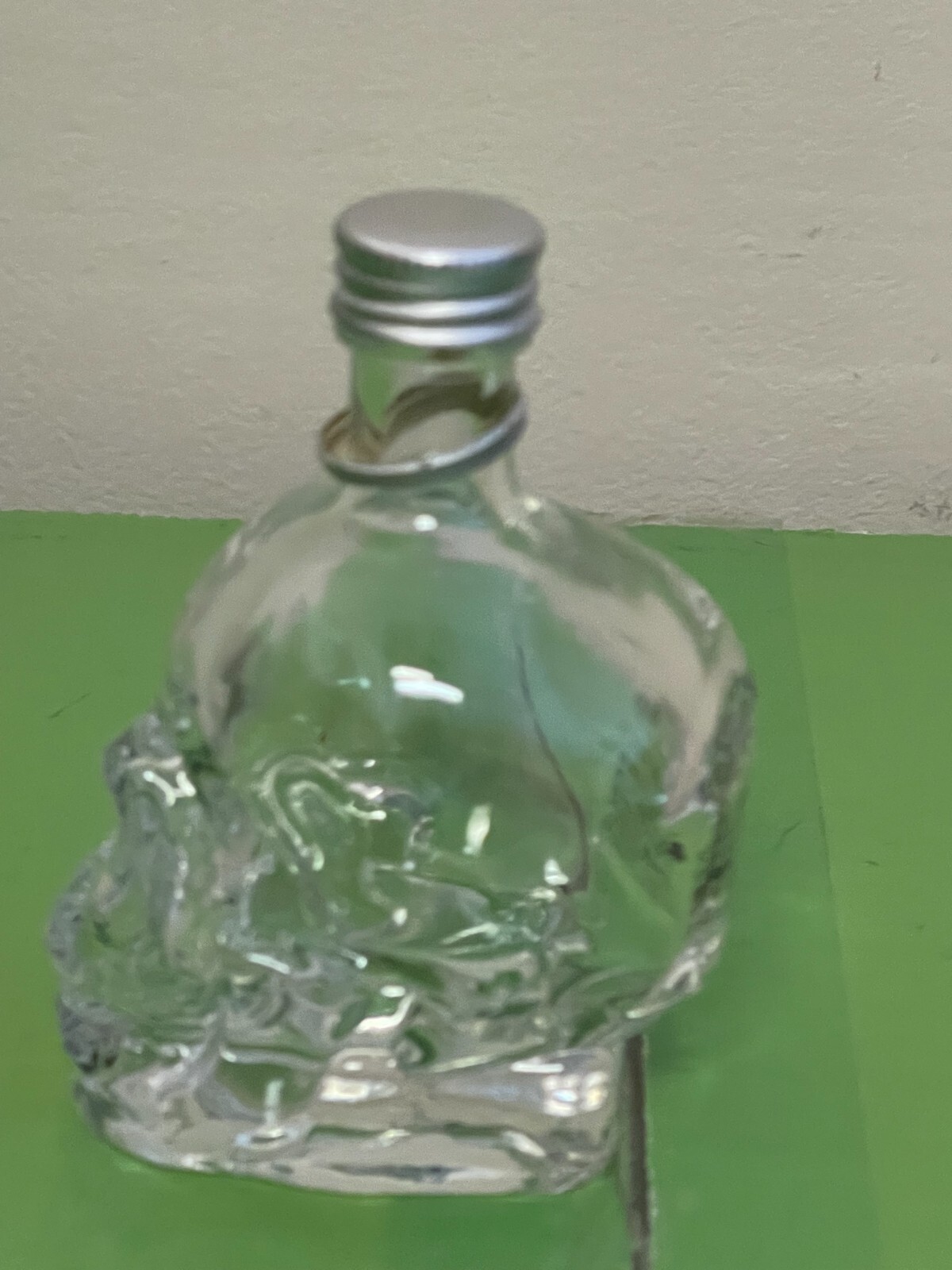Dan Aykroyds Crystal Head Vodka 50ML Glass Skull Mini Empty Bottle With Cap