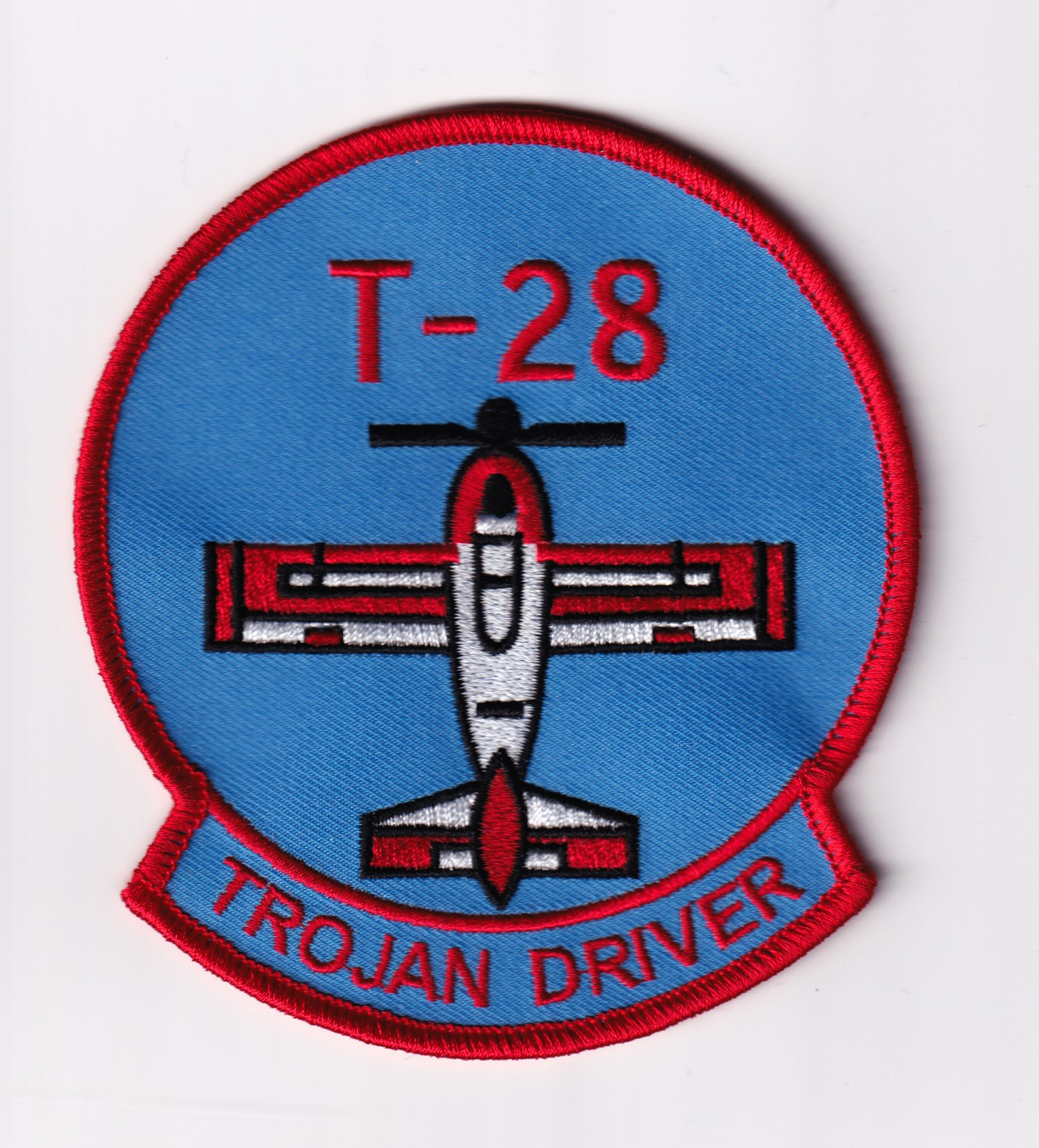 T-28 Trojan Driver Patch – Hook and Loop, 4.5"