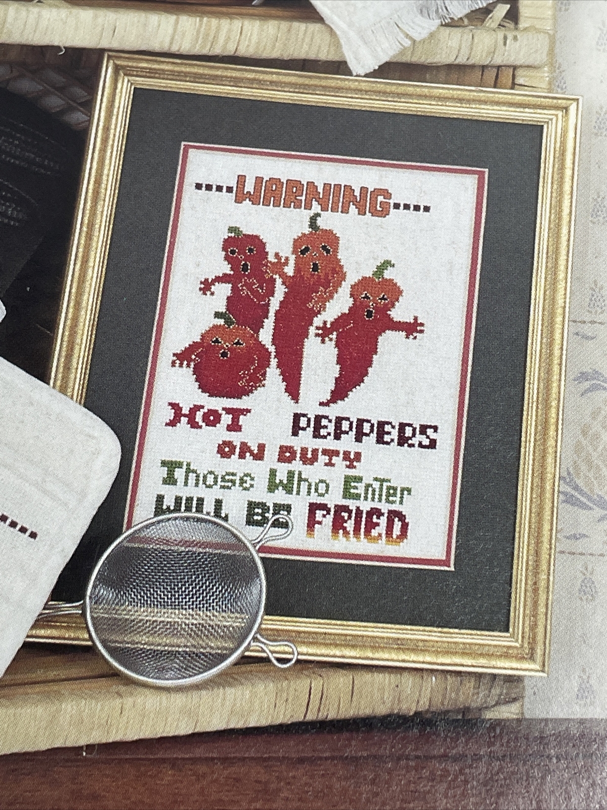 Pegasus Publication What's Cooking Cross Stitch Pattern kitchen