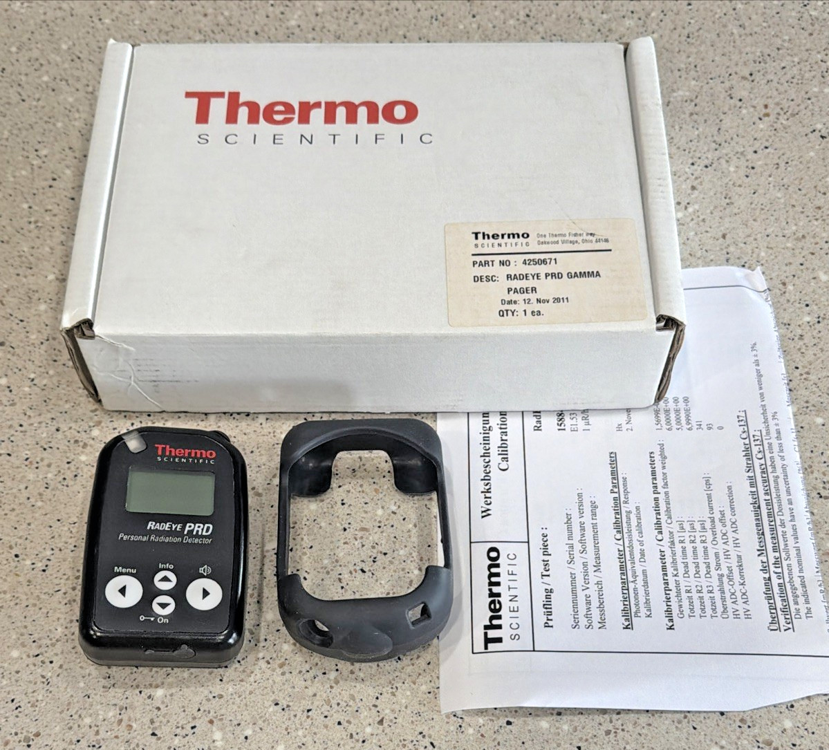 Thermo RadEye PRD 4250671 Personal Radiation Detector 42506/71 *NEW IN BOX* NOS