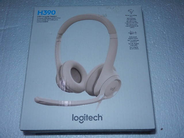 new Logitech H390 pink Over-Head wired USB computer Headset Noise-Canceling mic
