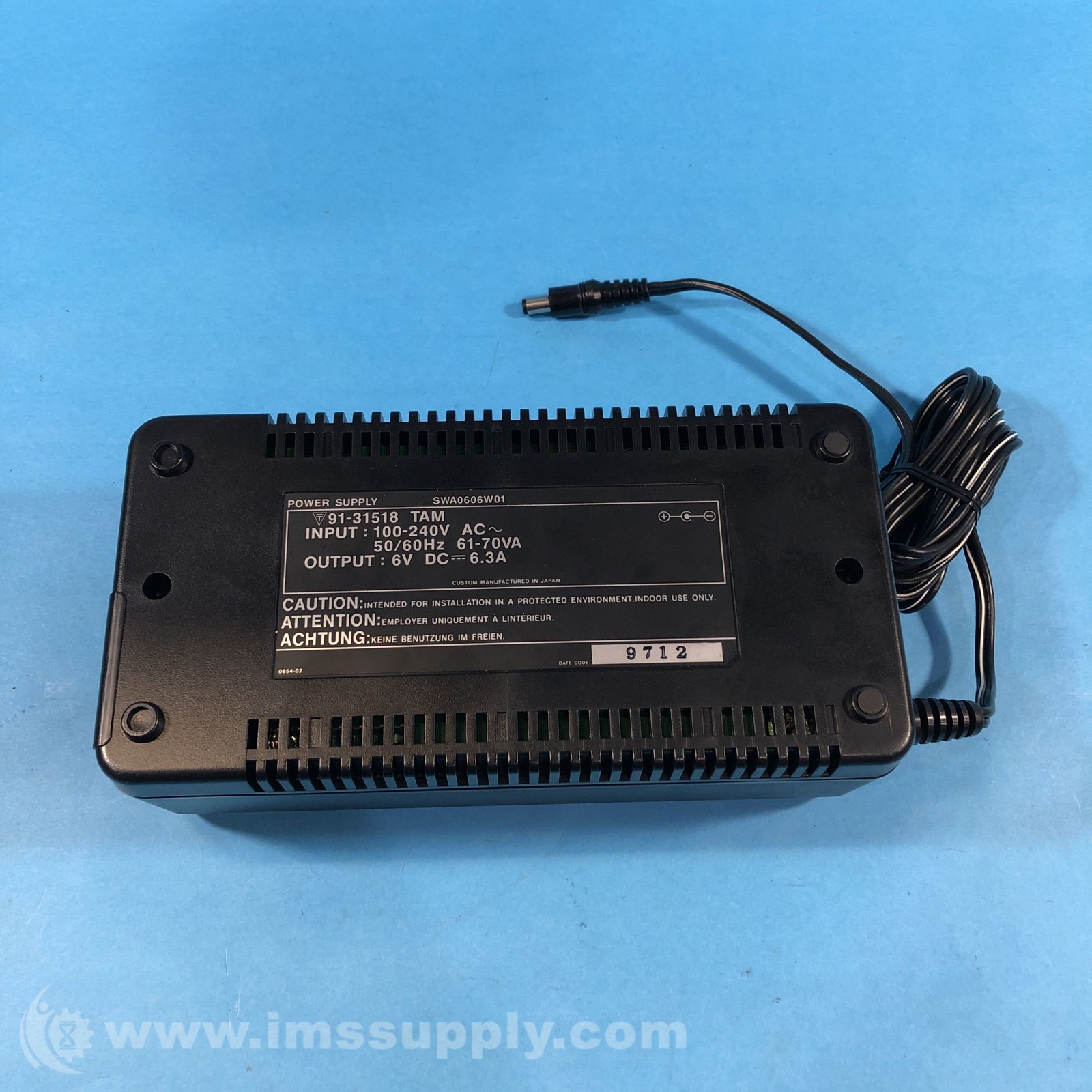 Furuno Electric Co. SWA0606W01 Power Supply AC Adaptor FNIP