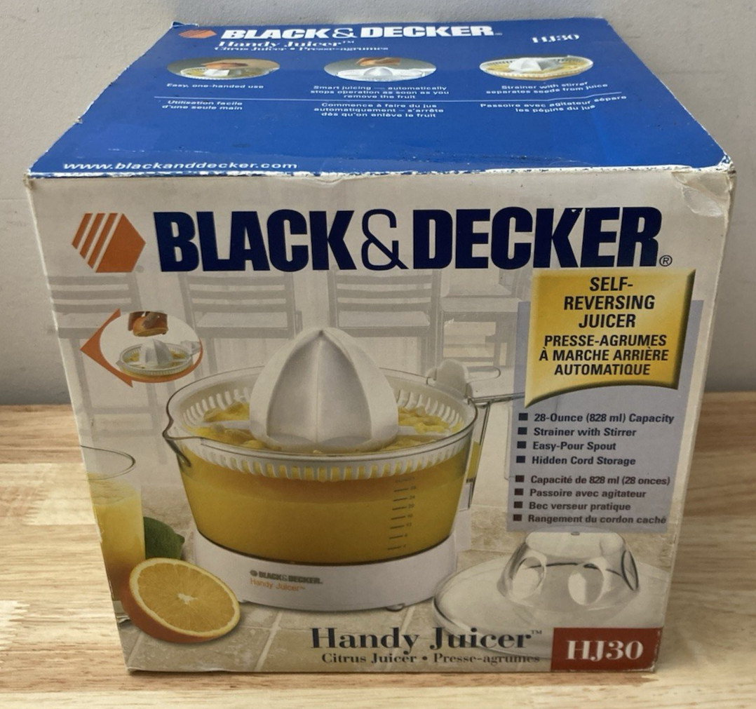 Black & Decker HJ30 Handy Citrus Juicer (New in Box)
