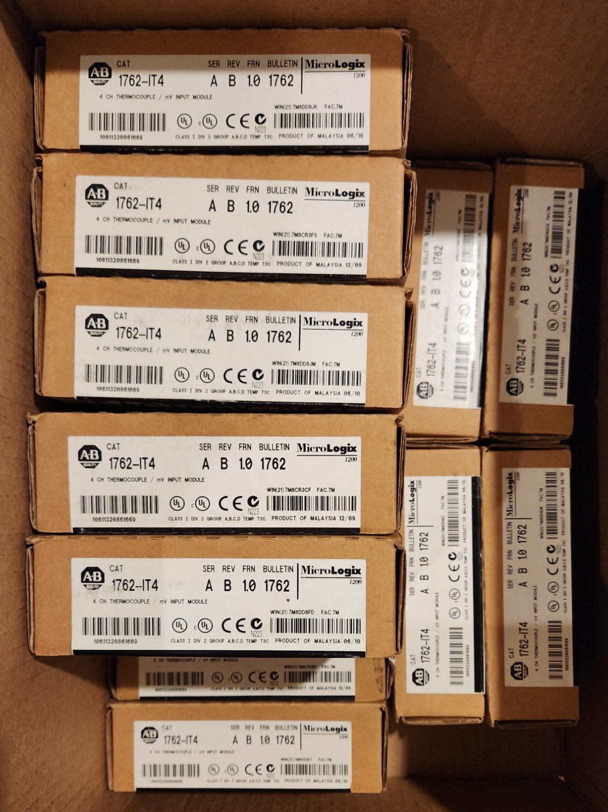 Brand New AB 1762-IT4/A MicroLogix 4 Point Input Module 1762IT4 serA Free Ship