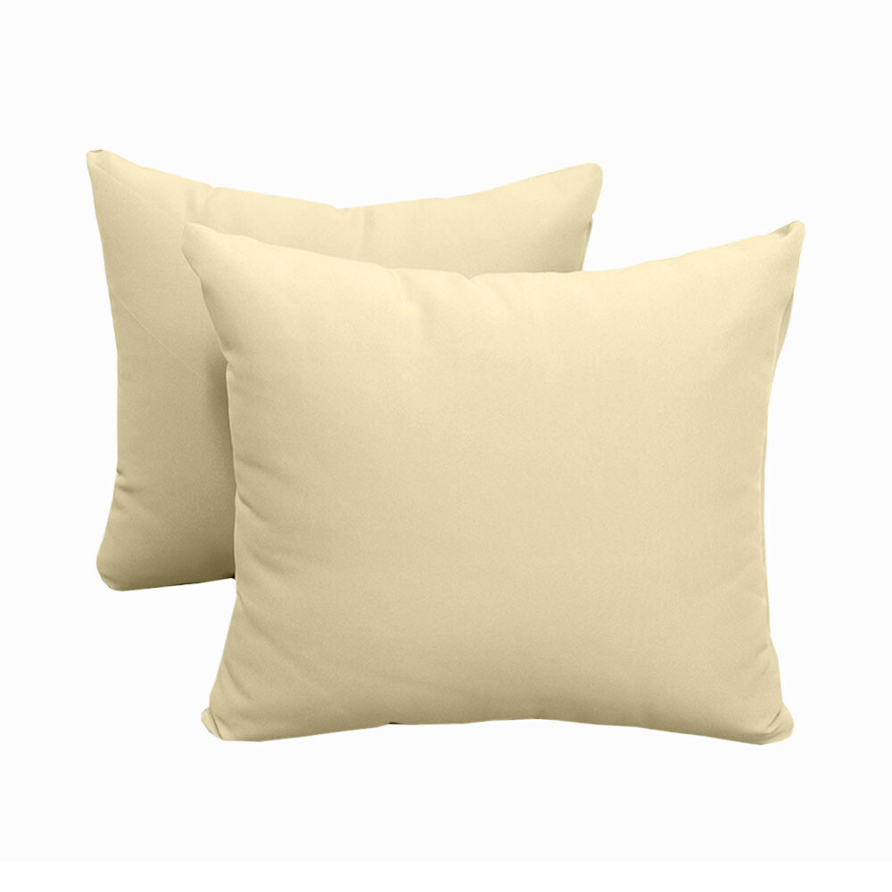 |COVER ONLY| Outdoor Style4 Queen Knife Edge Bolster Back Pillow Slipcover AD103