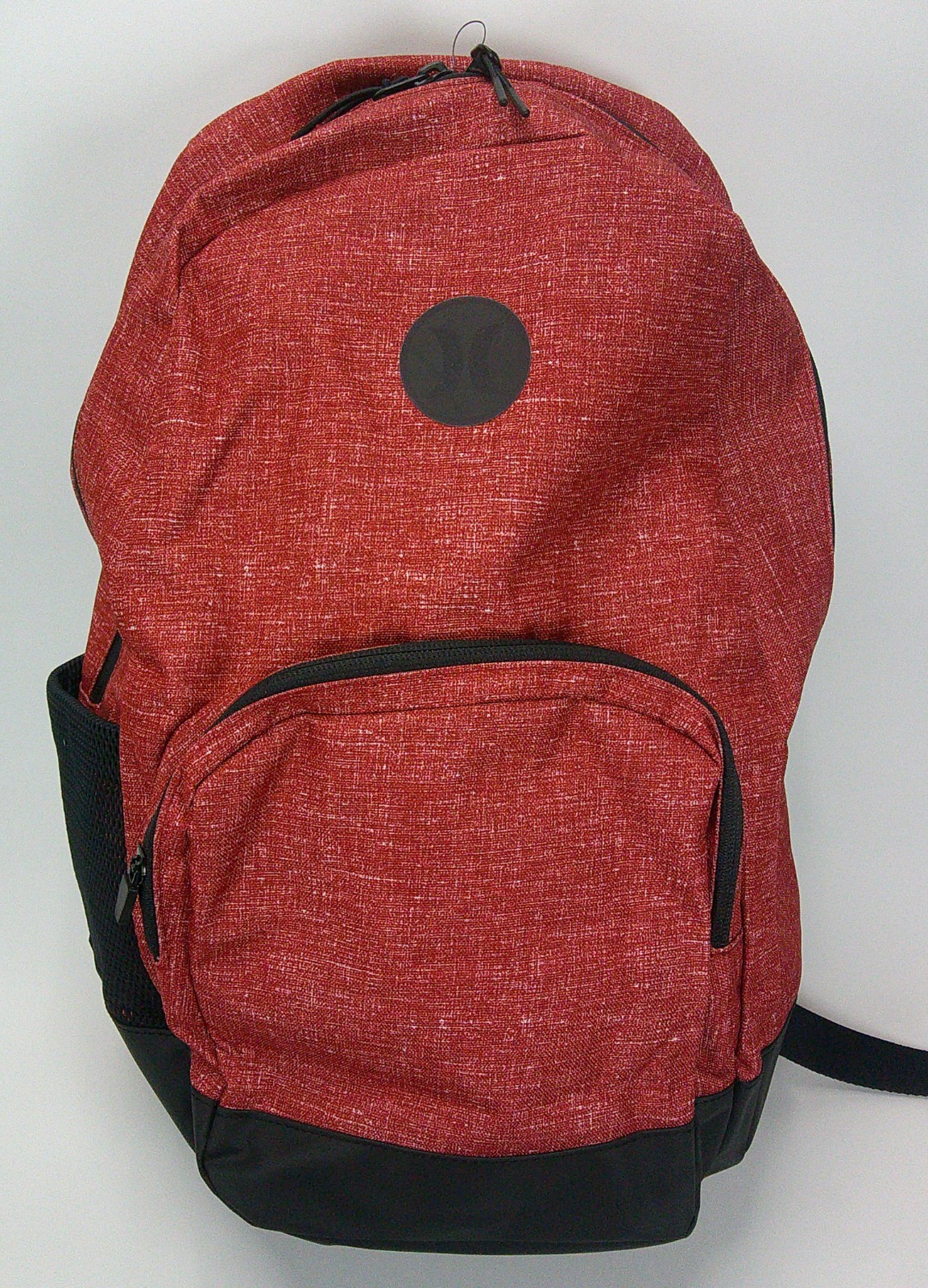 Hurley Backpack Blockade School Travel Work Laptop Bag Heather Red/Black