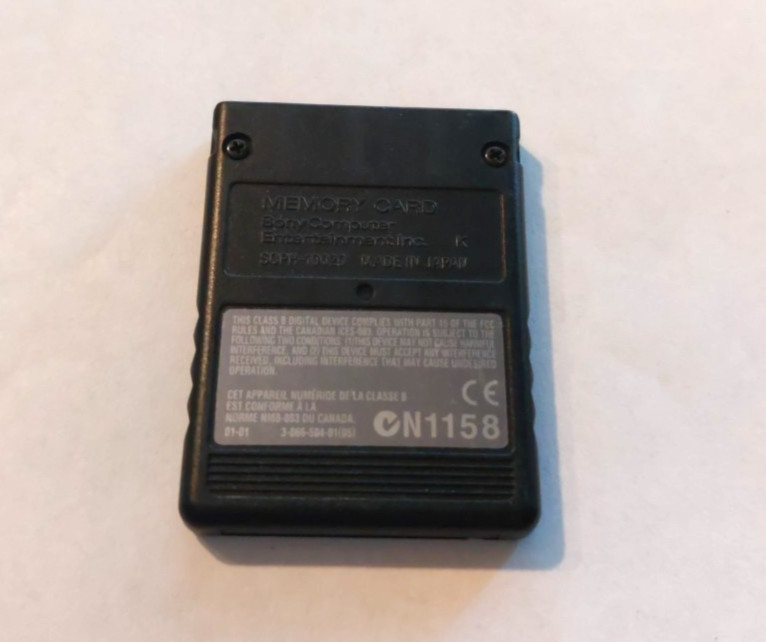 8MB Memory Card for Sony Playstation 2/PS2 Tested and Clean