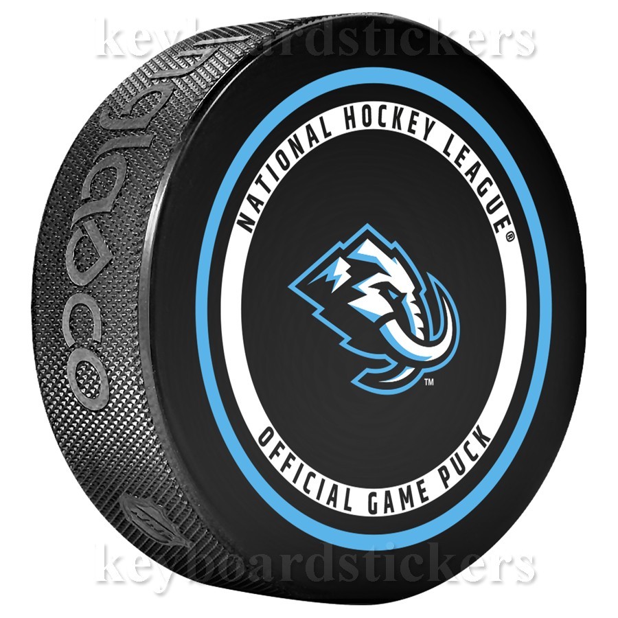 2026 NHL Stanley Cup Playoffs Utah Mammoth Official Game Puck w/cube - PREORDER