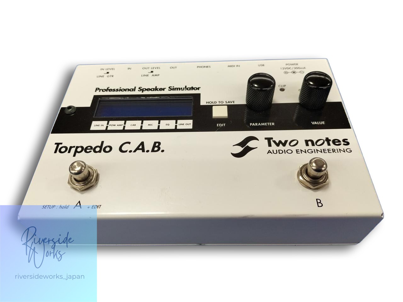 TWO NOTES Torpedo C.A.B. Speaker Simulator Pedal JP