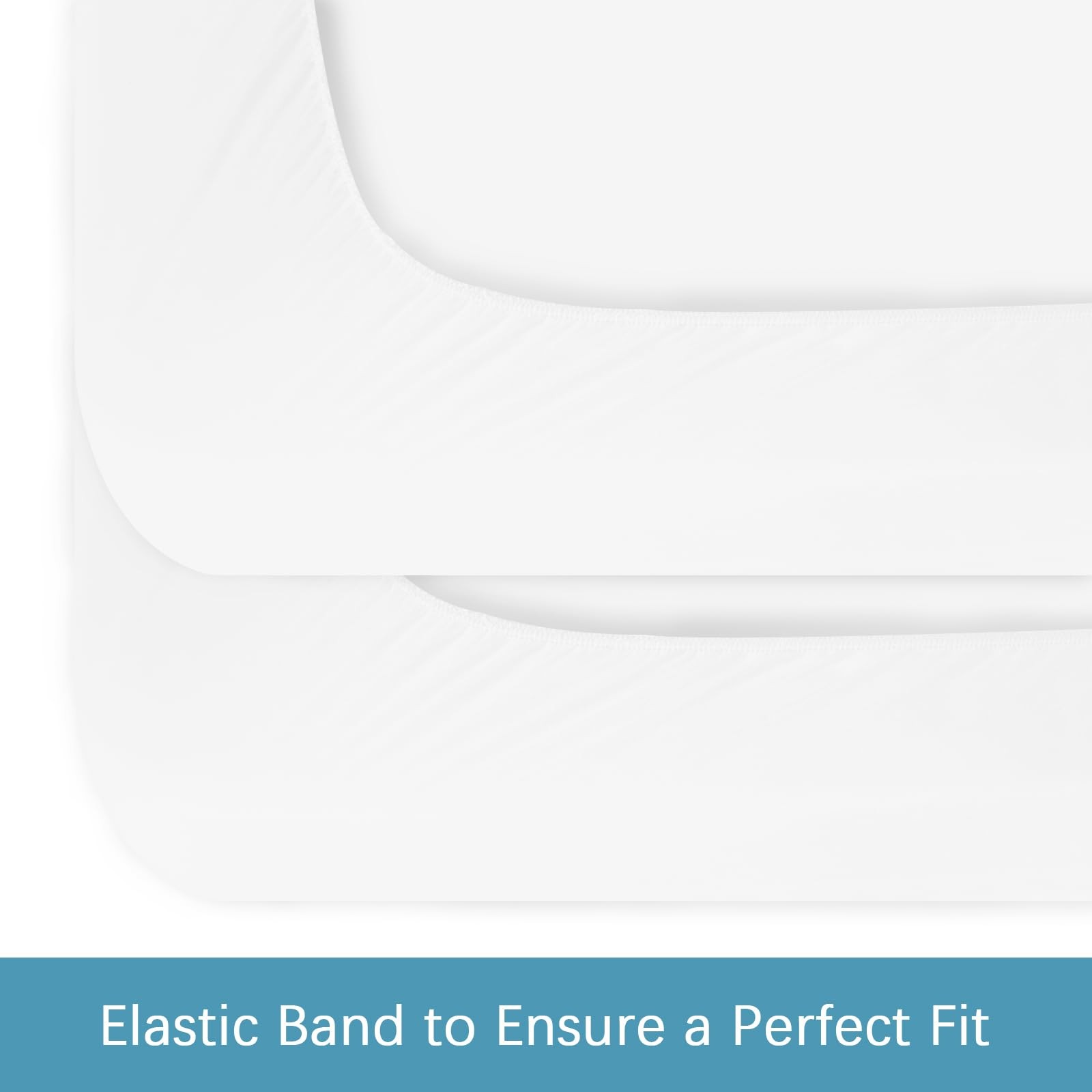 2 Pack Queen Mattress Protector 60" x 80", White