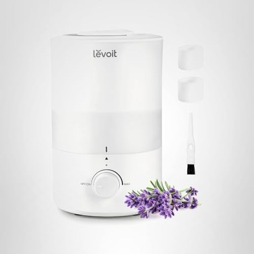 LEVOIT Humidifier for Bedroom, Quiet 3L Cool Mist Top Fill Essential Oil Diffuse
