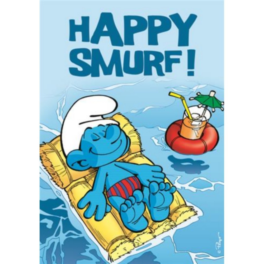 The Smurfs, Happy Smurf Postcard! (10x15cm)