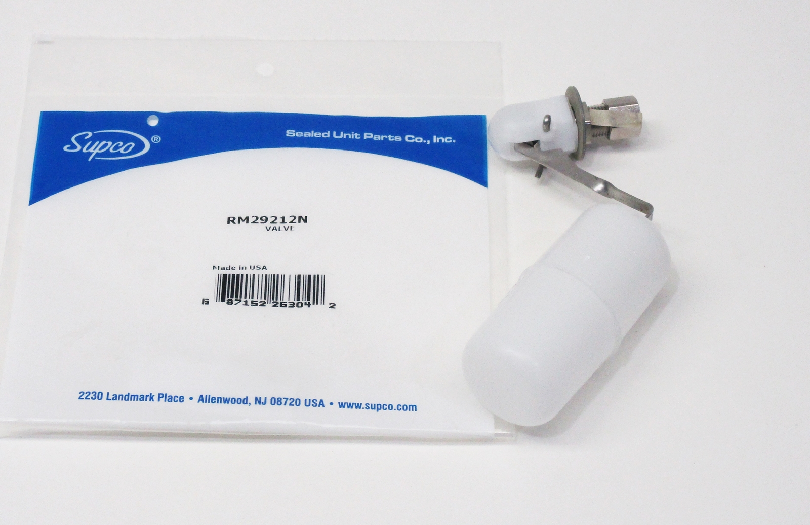 Supco RM29212N Float Valve for Scotsman  02-2217-02