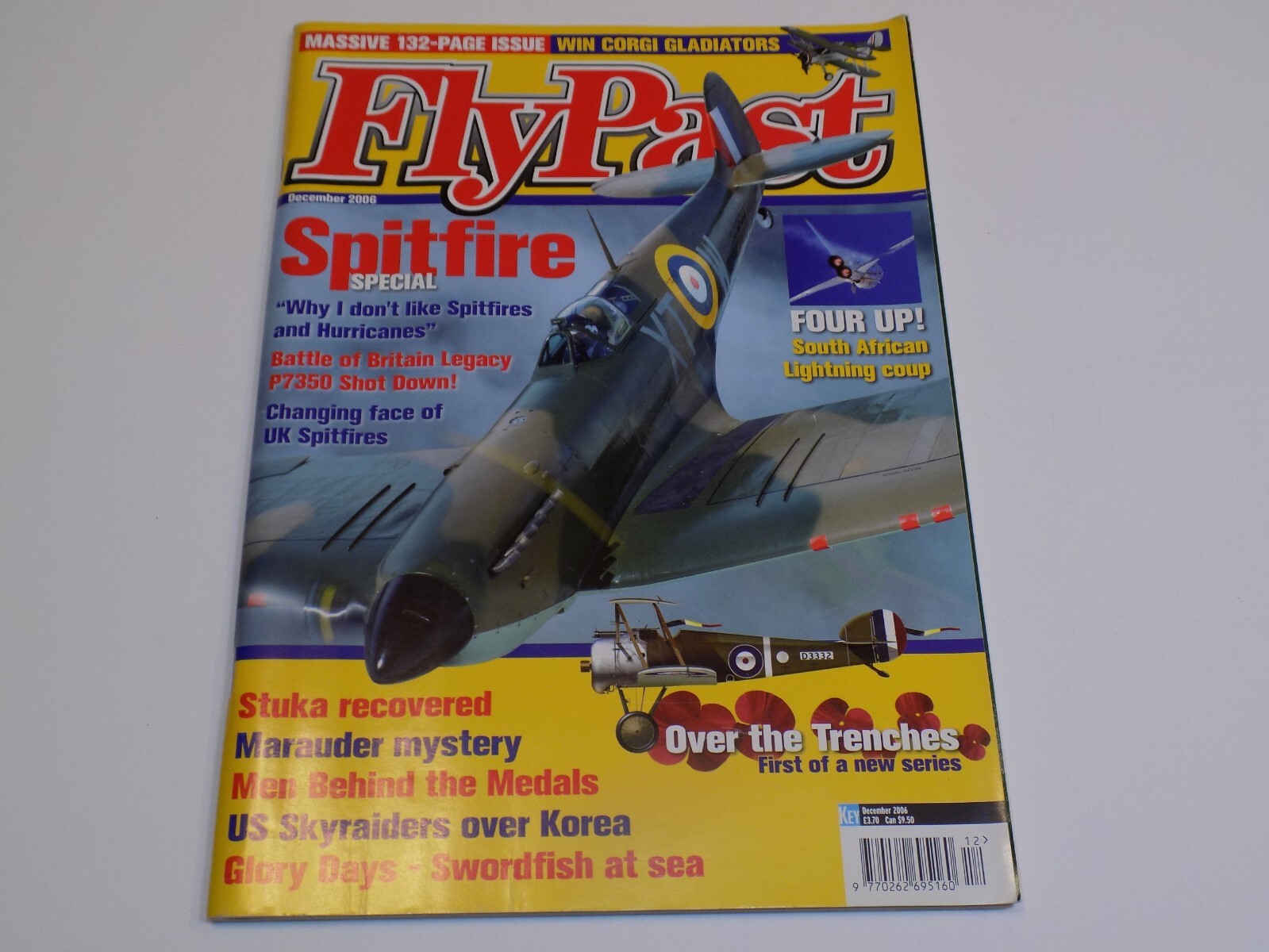 Fly Past Magazine Dec 2006 UK Spitfires Hurricanes Battle of Britain P7350 Korea