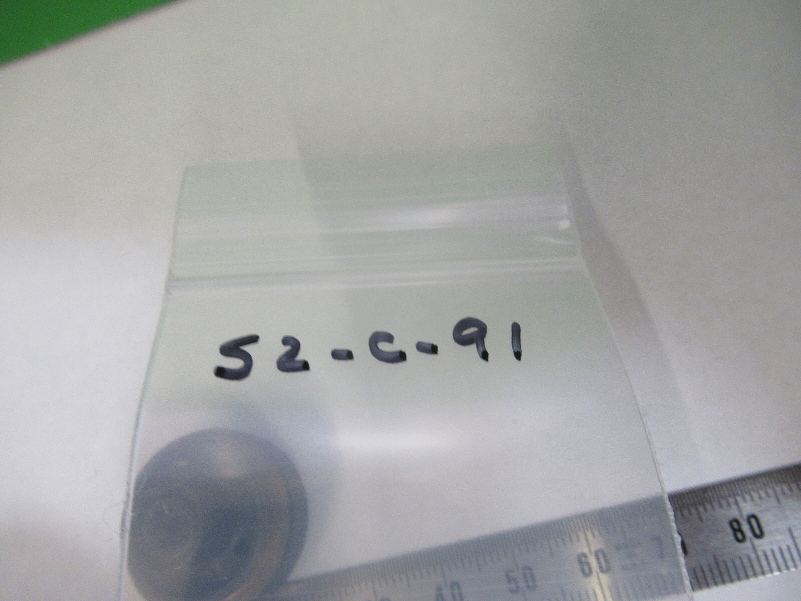 MICROSCOPE OBJECTIVE ZEISS WINKEL 2.5X LENS GERMANY OPTICS AS PICTURED #S2-C-91
