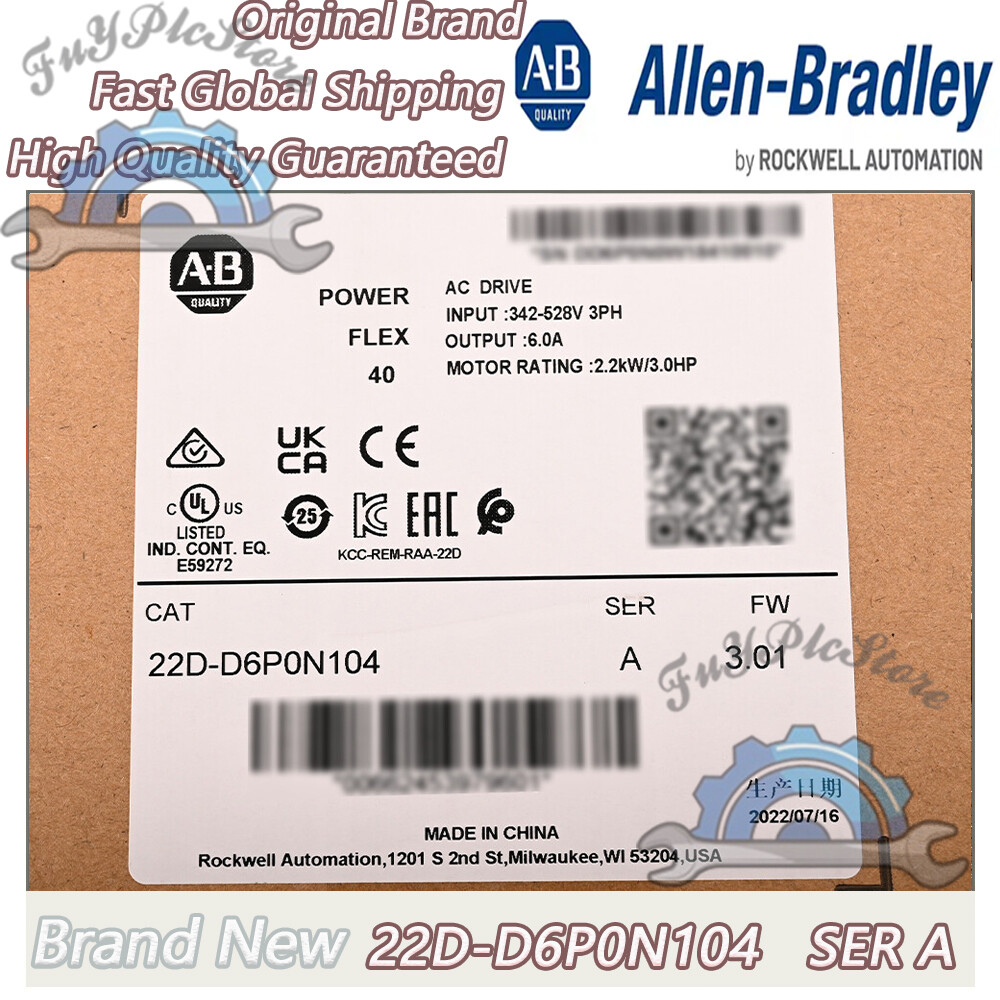 AB 22D-D6P0N104 Ser A Brand New Quality Guaranteed Free Ship