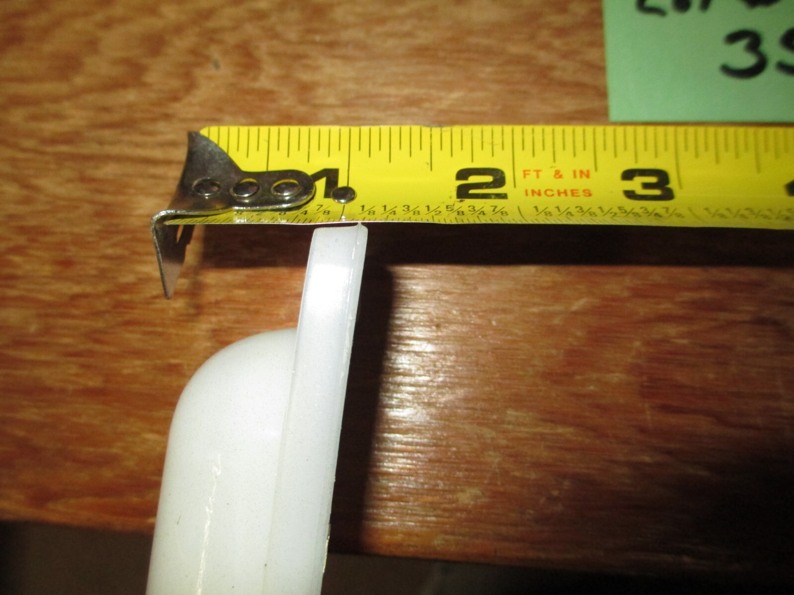 Vintage Glass Cupboard Drawer Pull #3509