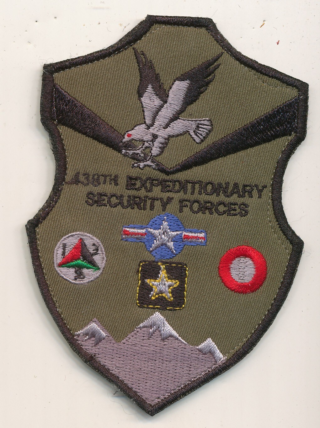 438th Expeditionary Security Forces patch USAF US Air Force Afghanistan