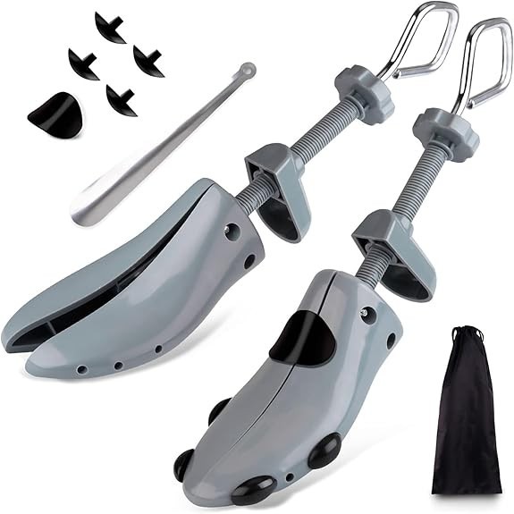 Shoe Stretcher Men, 4 Ways Shoe Expander Widener for Wide Feet shoe tree