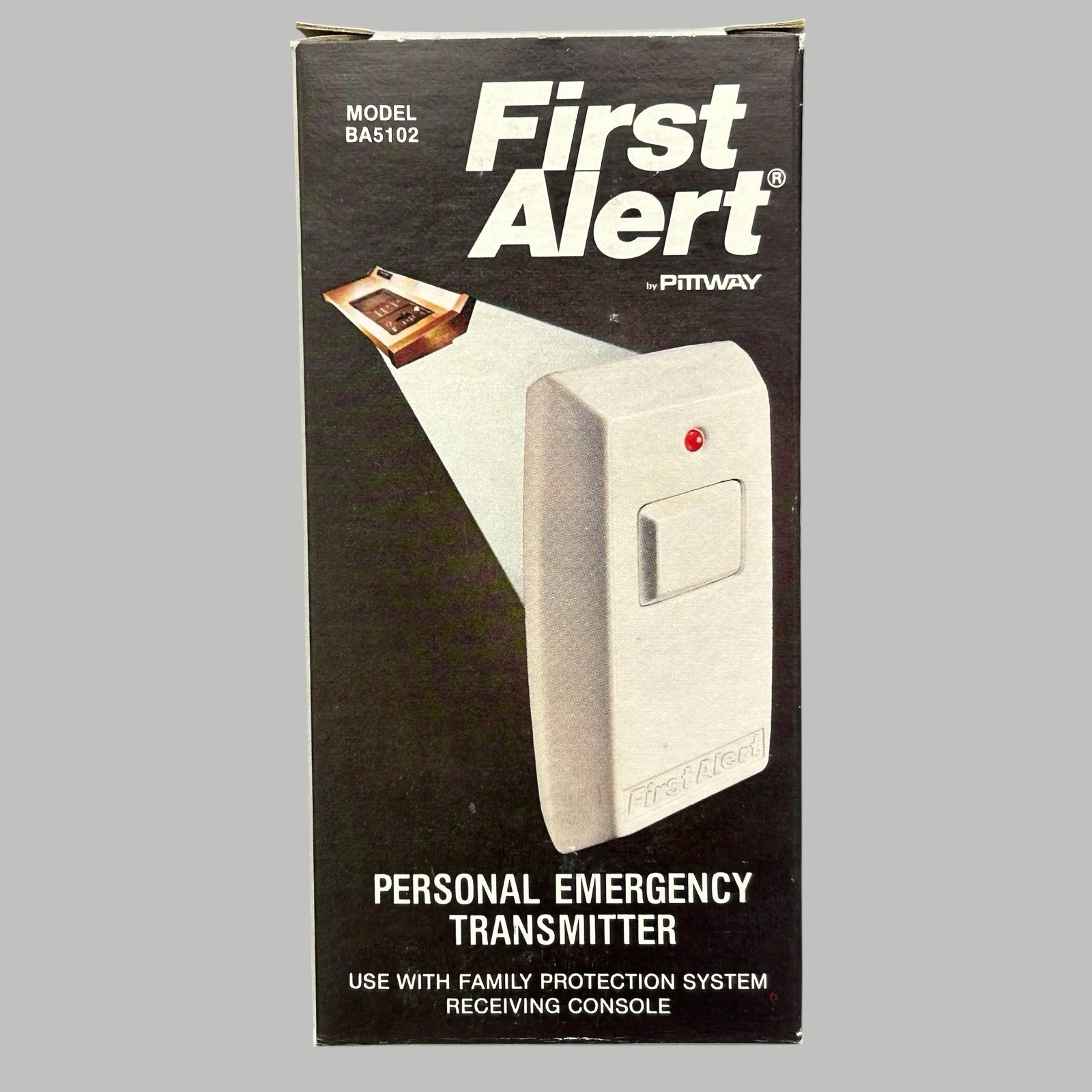 NOS Pittway First Alert Personal Emergency Transmitter BA5102 VTG Home Security